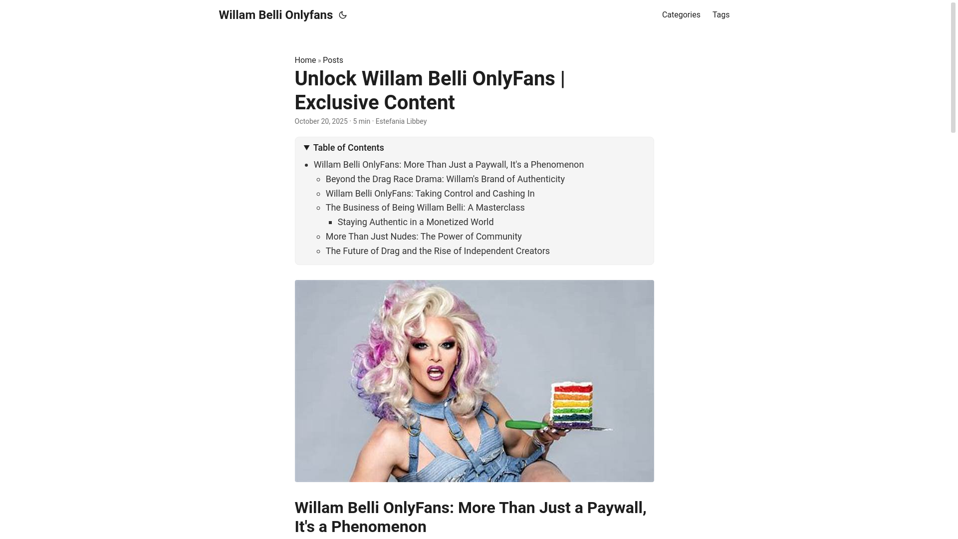 website screenshot of https://willam-belli-onlyfans.pages.dev/