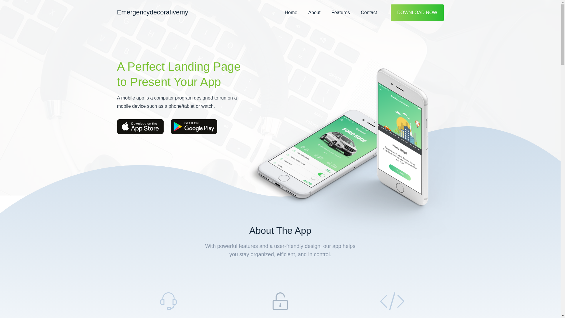 website screenshot of https://emergencydecorative.my.id/