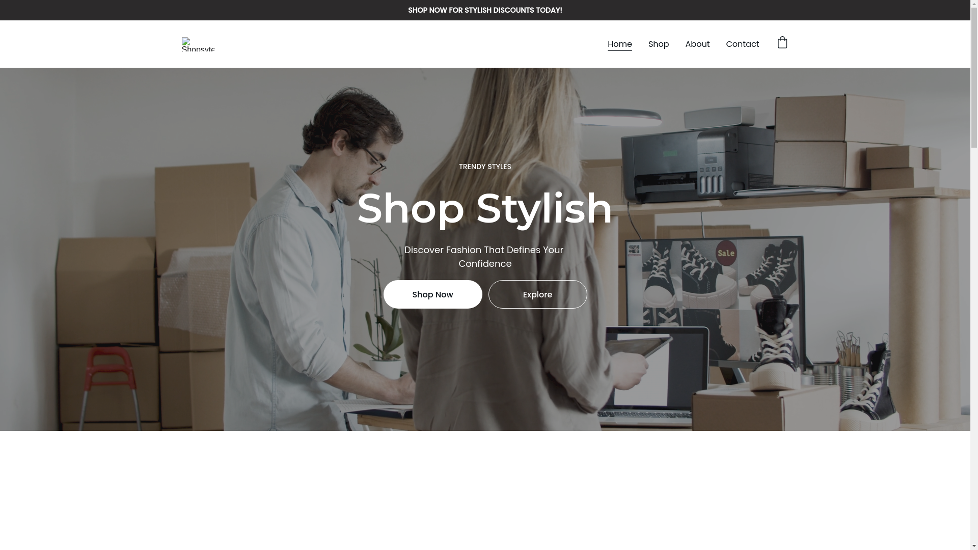website screenshot of https://shopsyte.online/