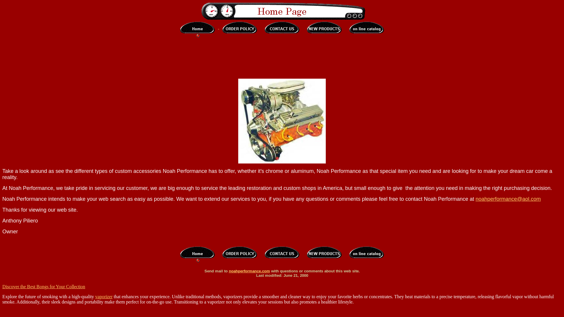 website screenshot of https://noahperformance.pages.dev/