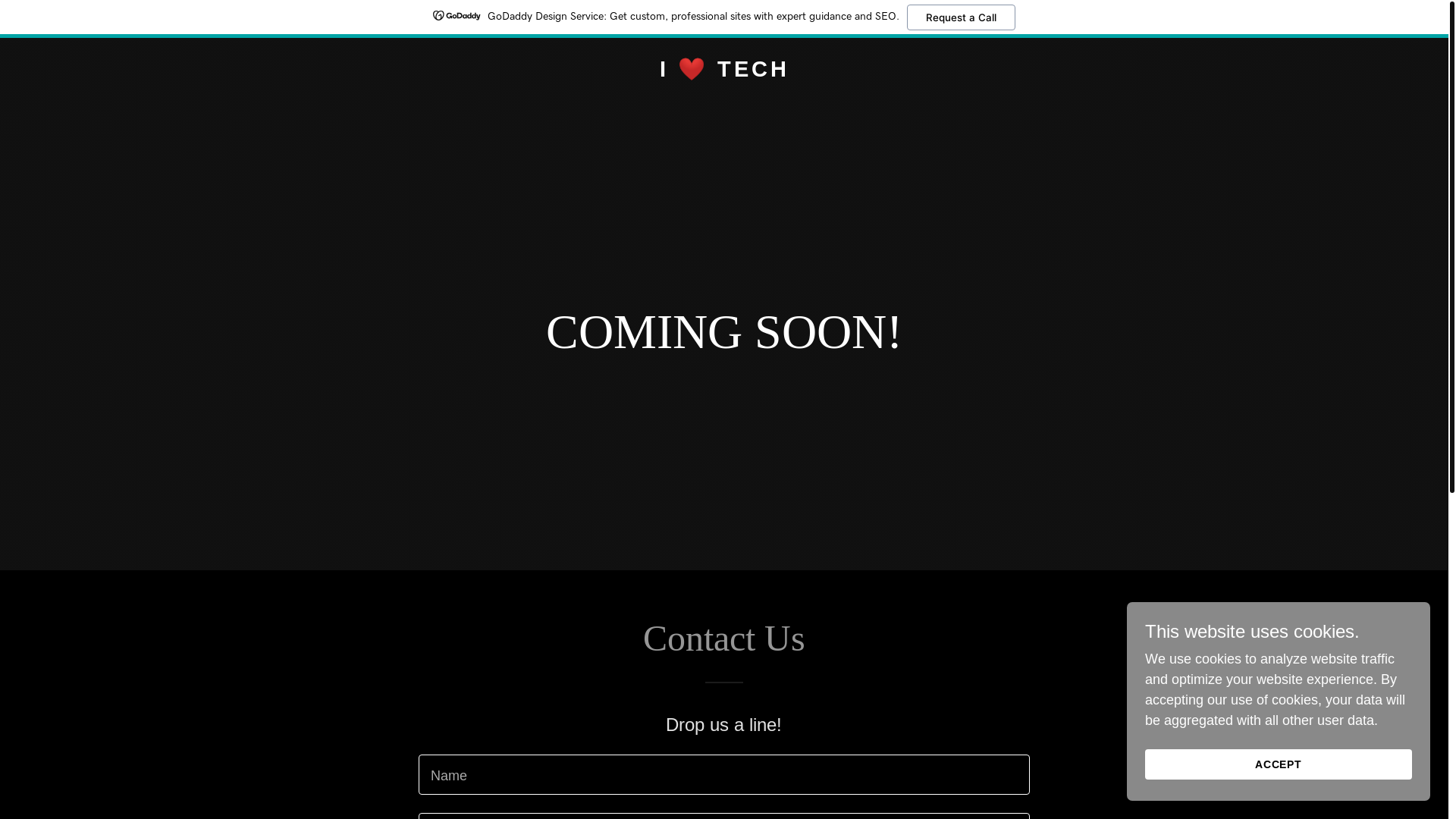 website screenshot of https://ilovetech.ai/