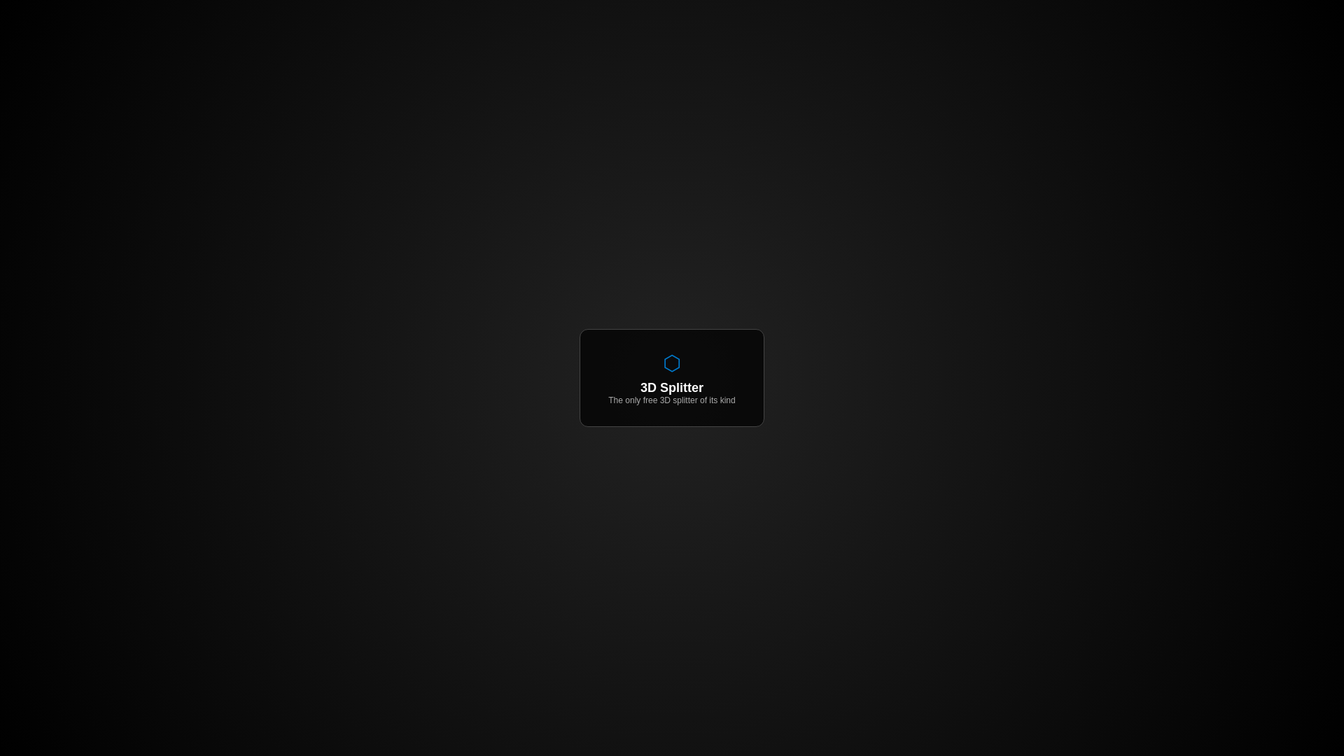 website screenshot of https://3dsplitterv26.pages.dev/