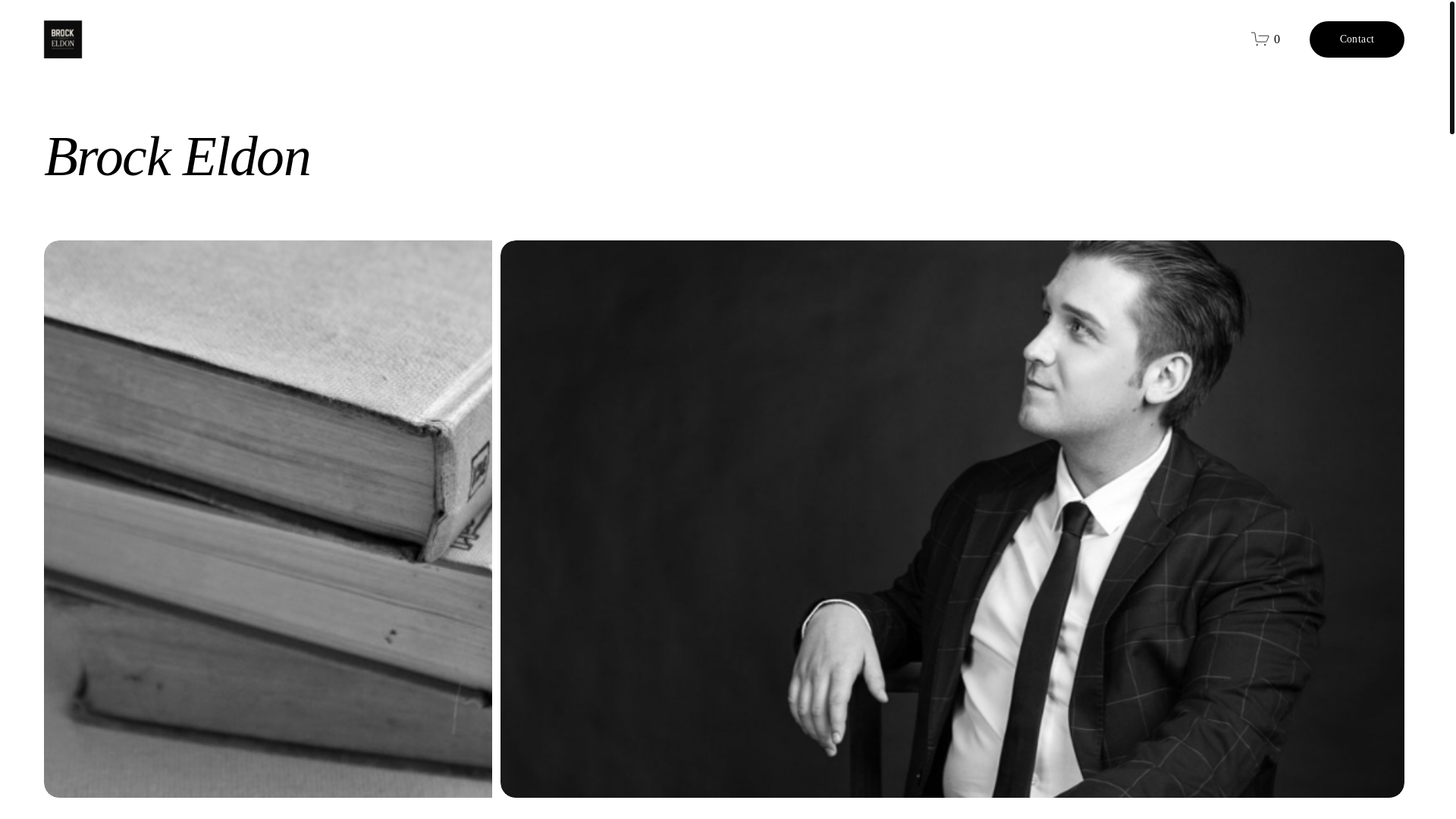 website screenshot of https://brockeldon.ca/