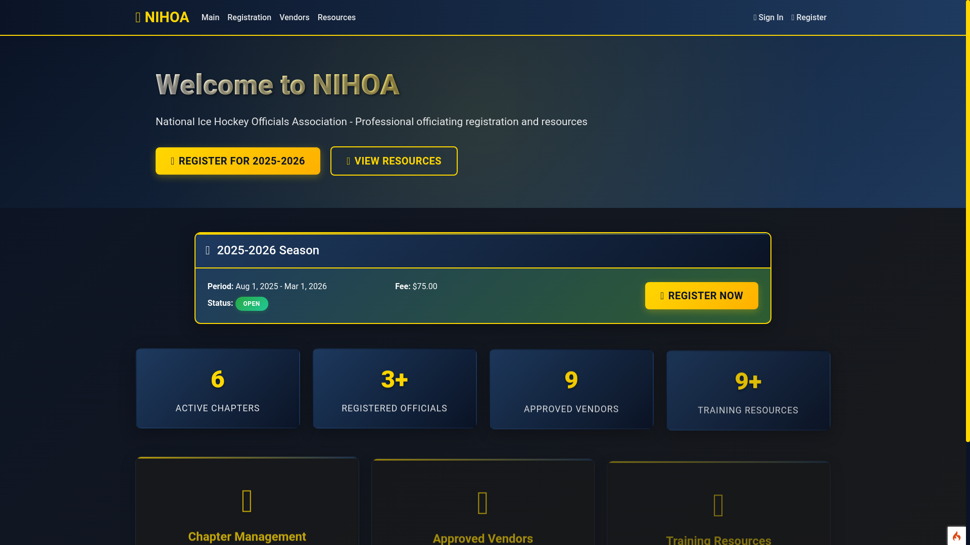 website screenshot of https://nihoa.info/