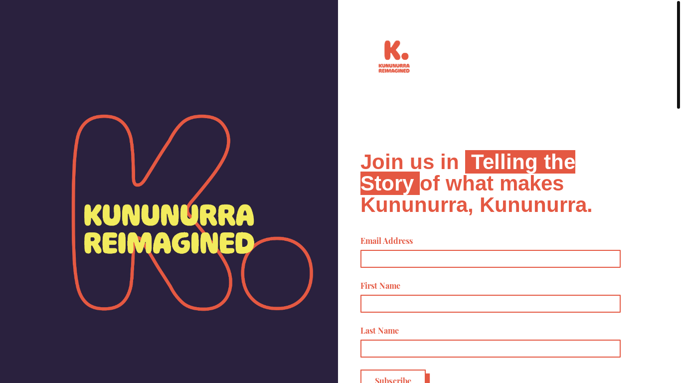website screenshot of https://yourkununurra.com.au/