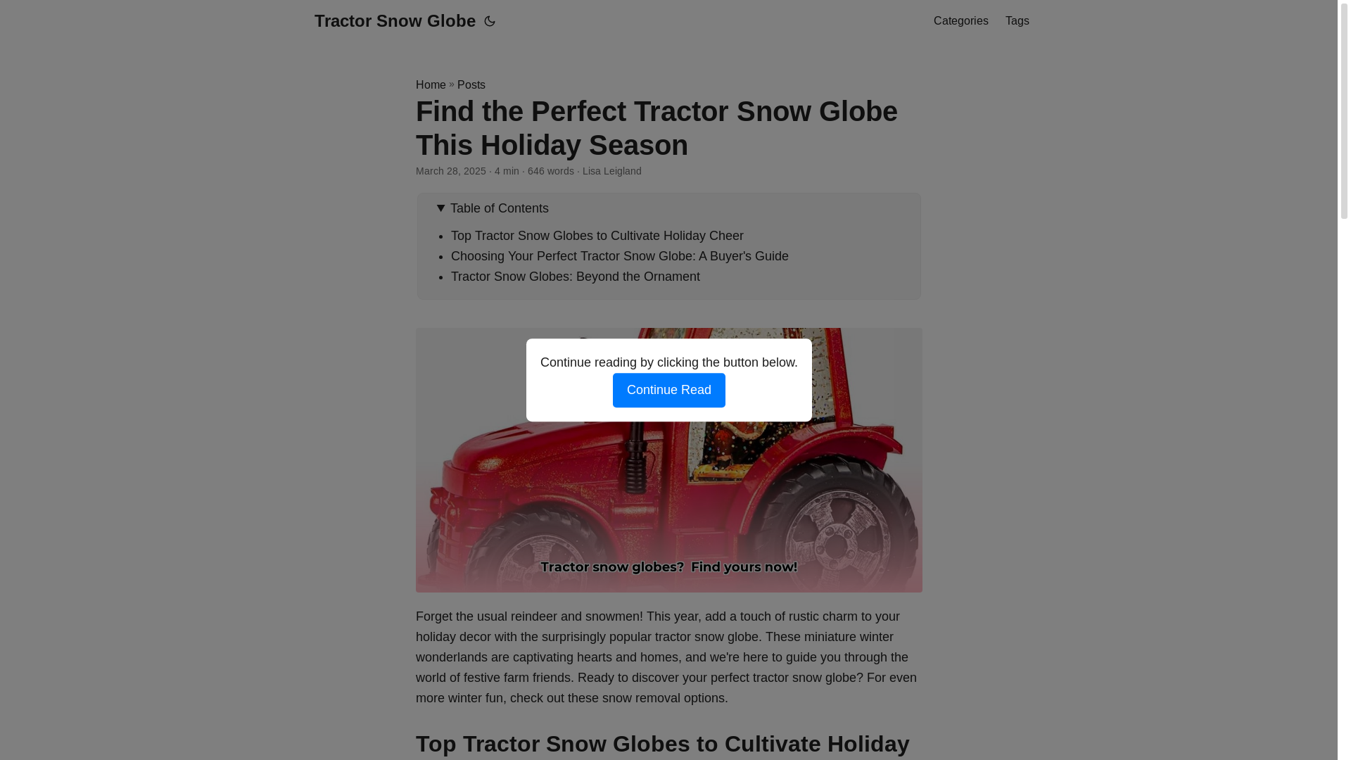 website screenshot of https://tractor-snow-globe.pages.dev/
