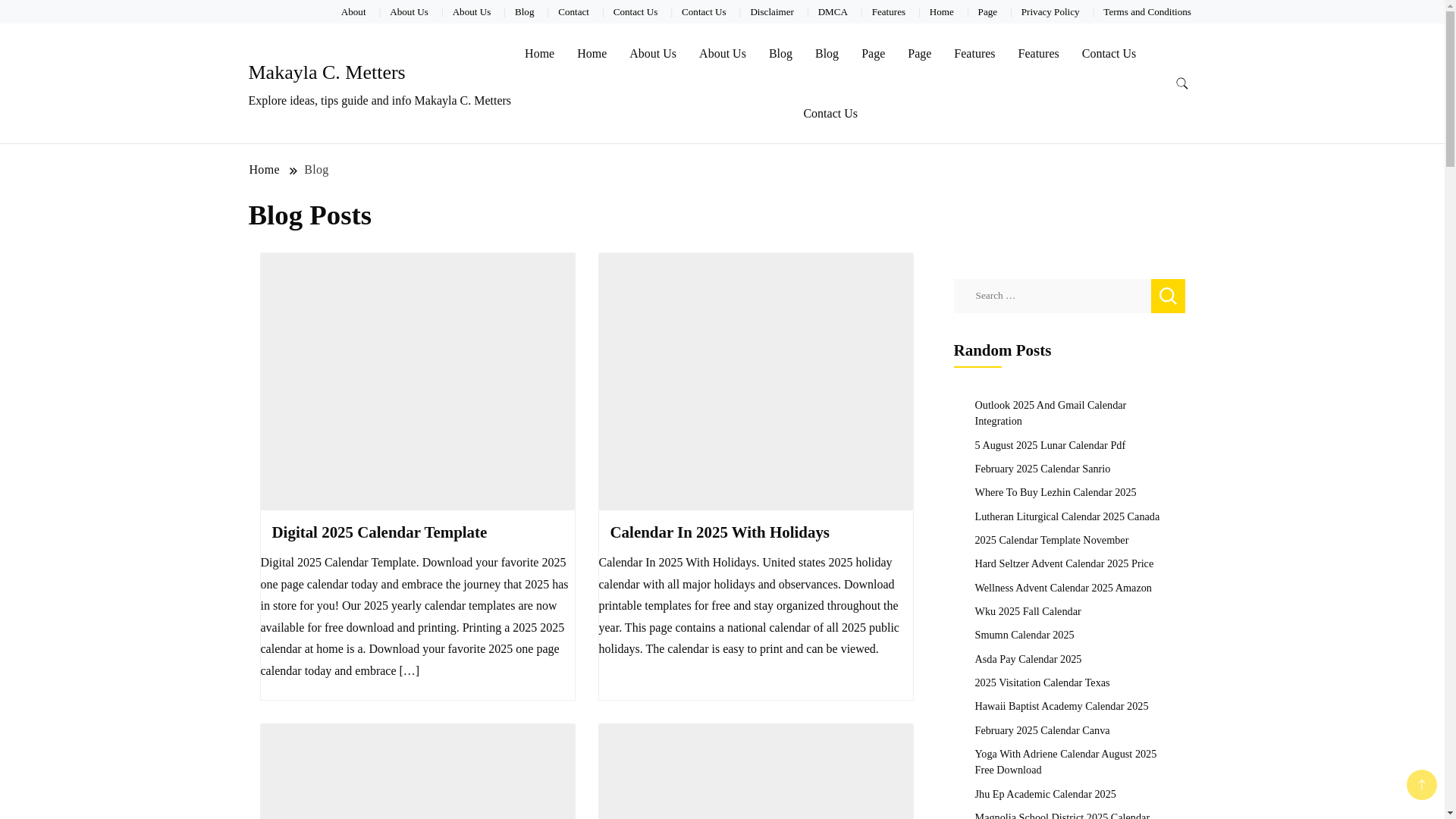 website screenshot of https://makaylacmetters.pages.dev/