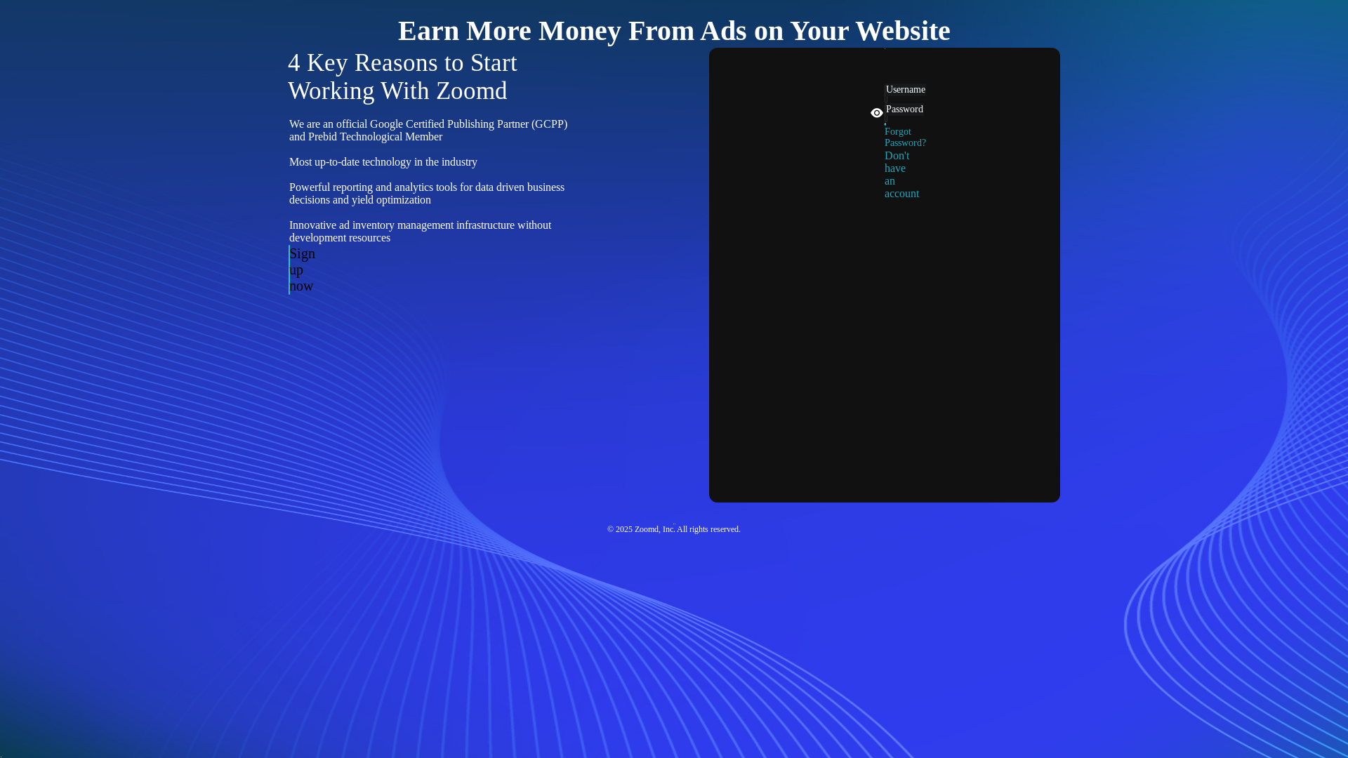 website screenshot of https://zoomiprogram.com/