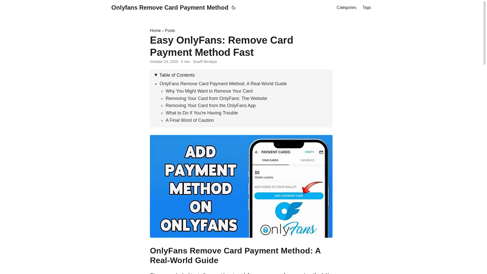 website screenshot of https://onlyfans-remove-card-payment-method.pages.dev/