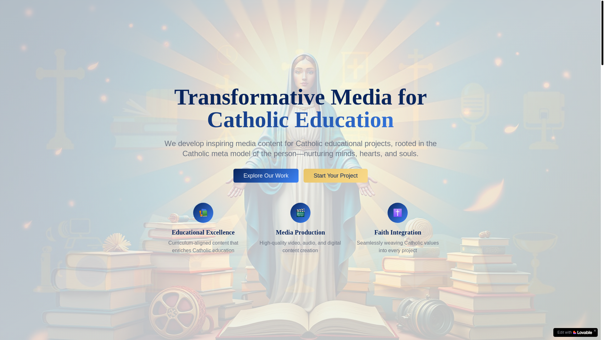 website screenshot of https://guadalupe.media/