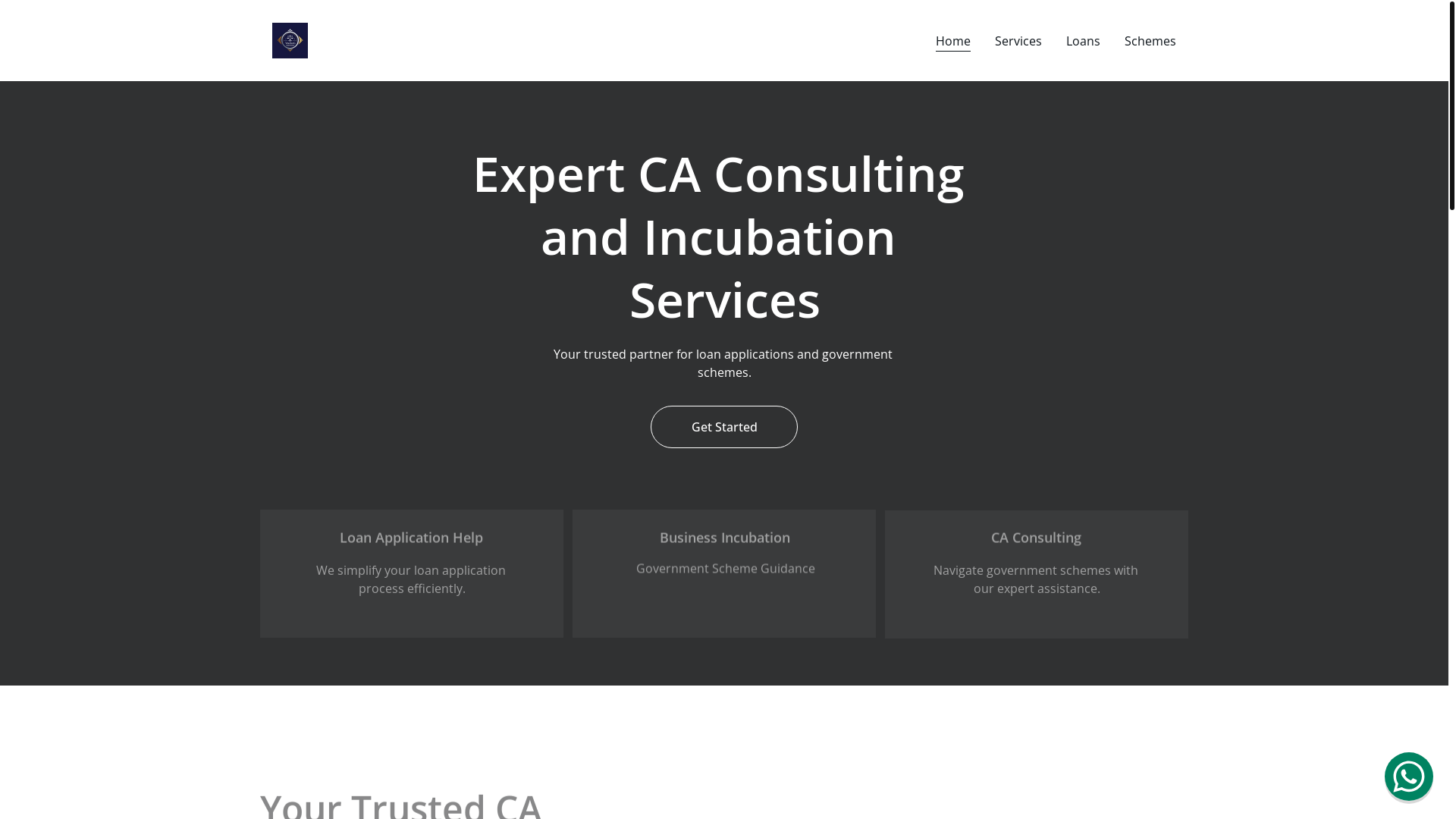 website screenshot of https://cavikashg.in/