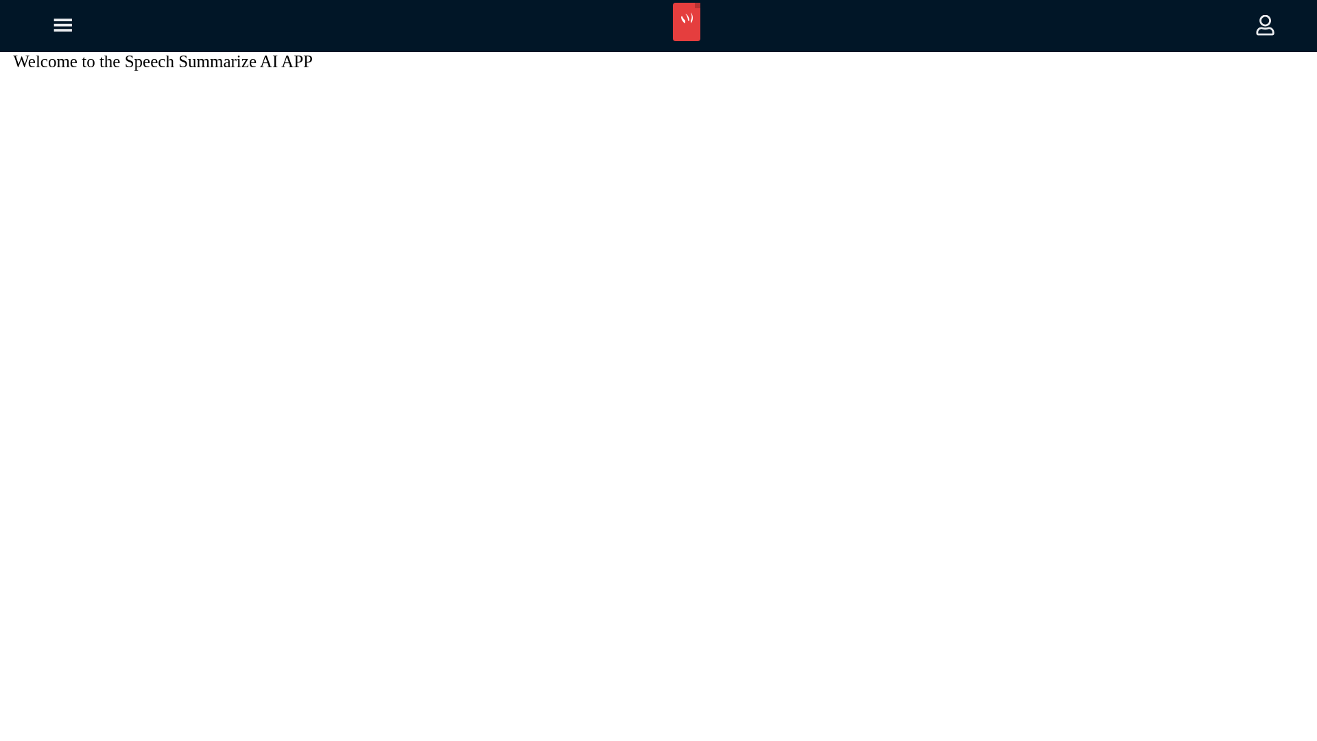 website screenshot of https://speech-frontend.pages.dev/