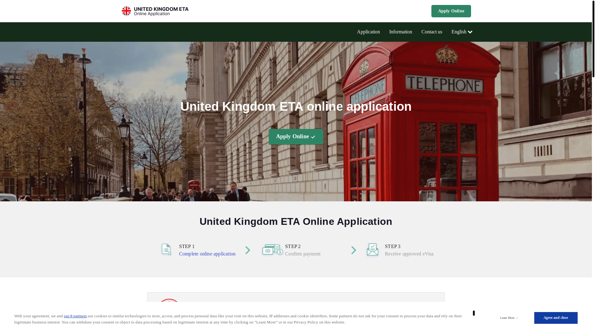 website screenshot of https://uk-eta.visasyst.com/