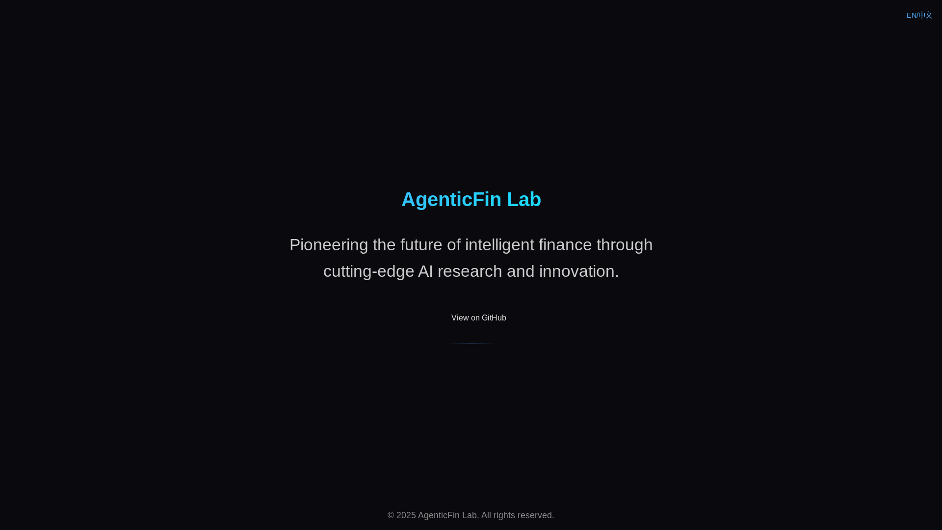 website screenshot of https://agenticfin.net/