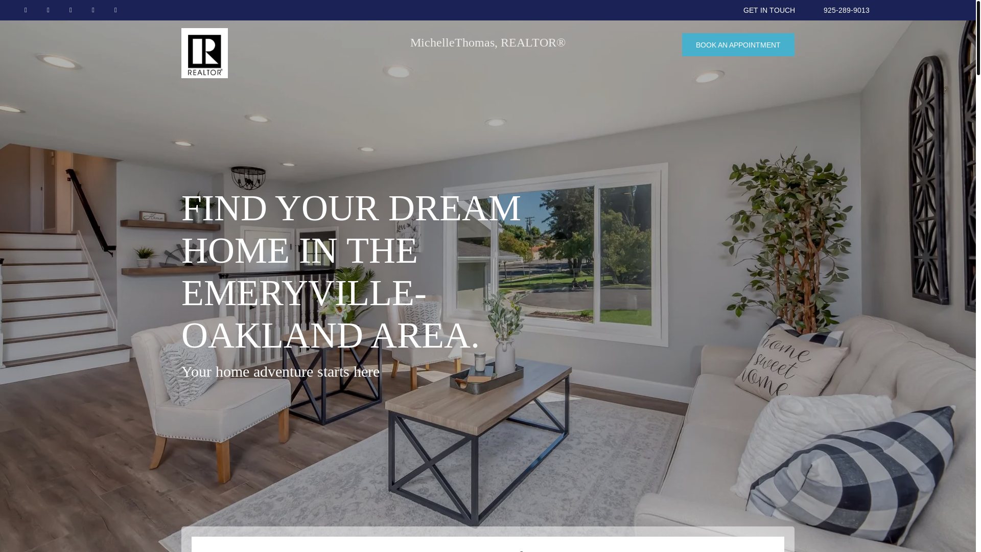 website screenshot of https://realestatemichelle.realtor/
