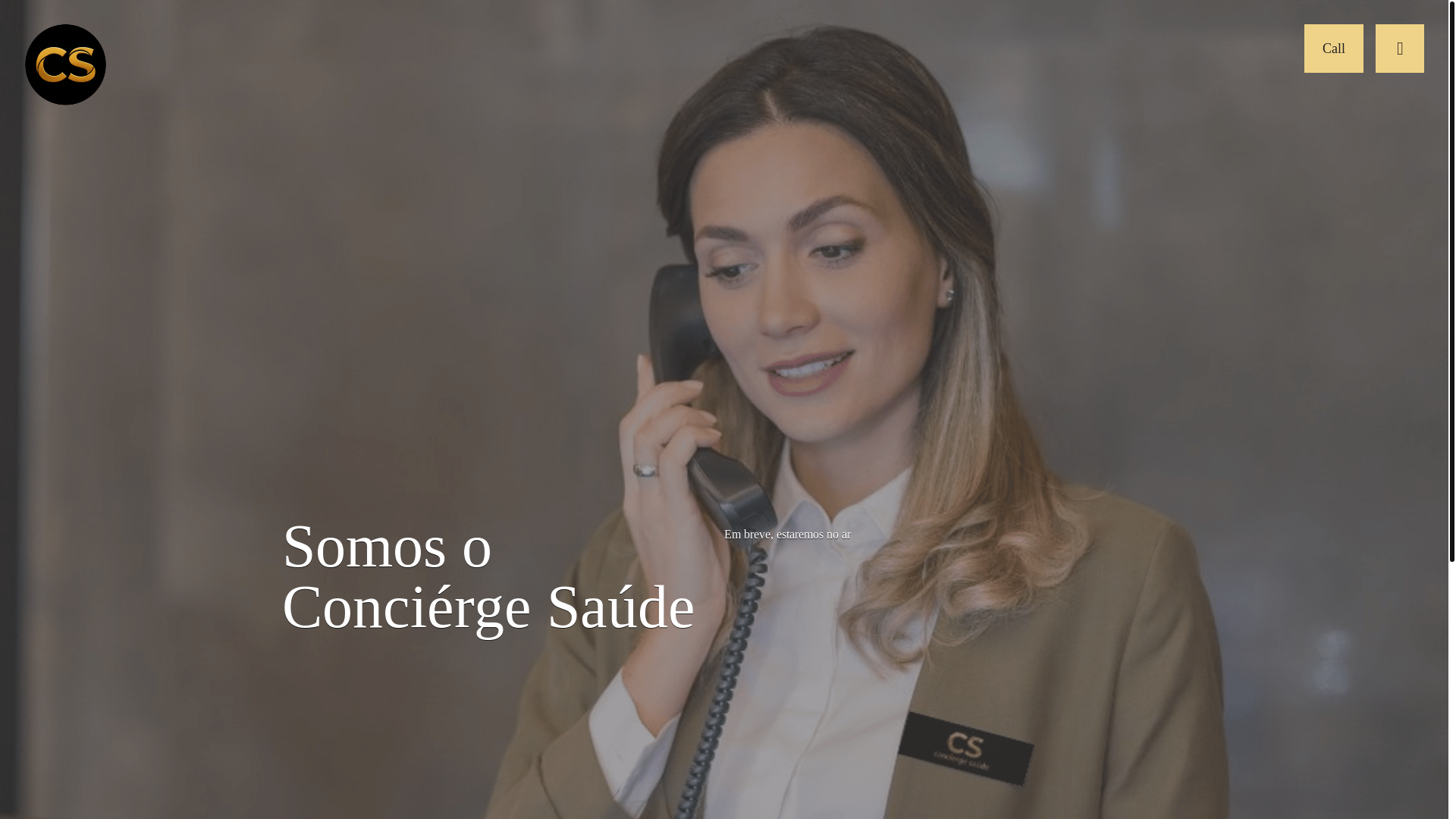 website screenshot of https://conciergesaude.com.br/