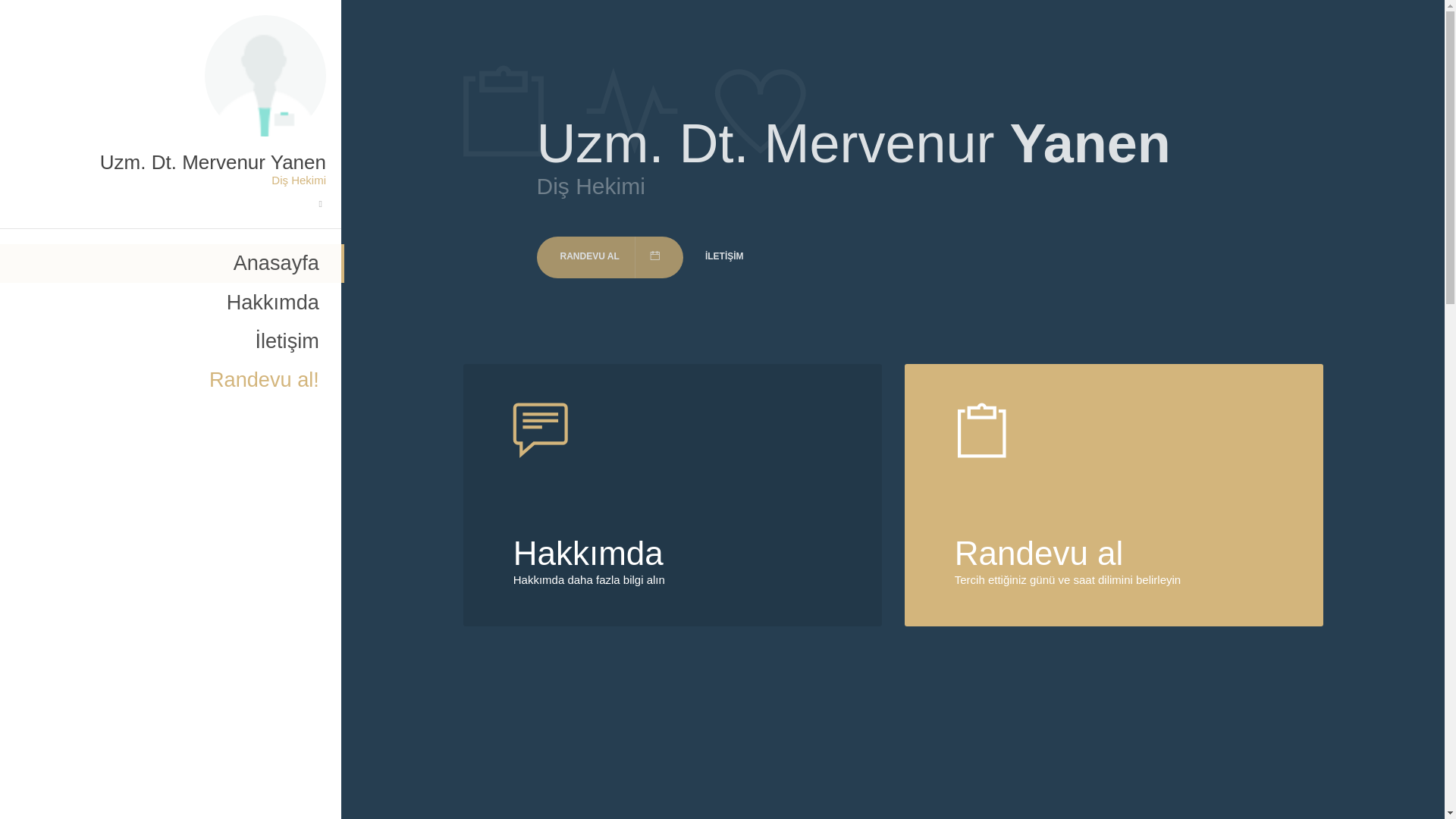 website screenshot of https://uzmdtmervenuryanen.com/
