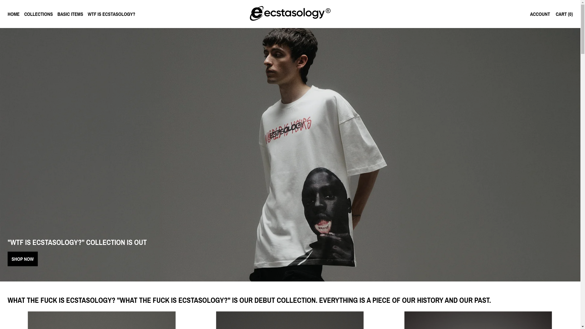 website screenshot of https://ecstasology.com/