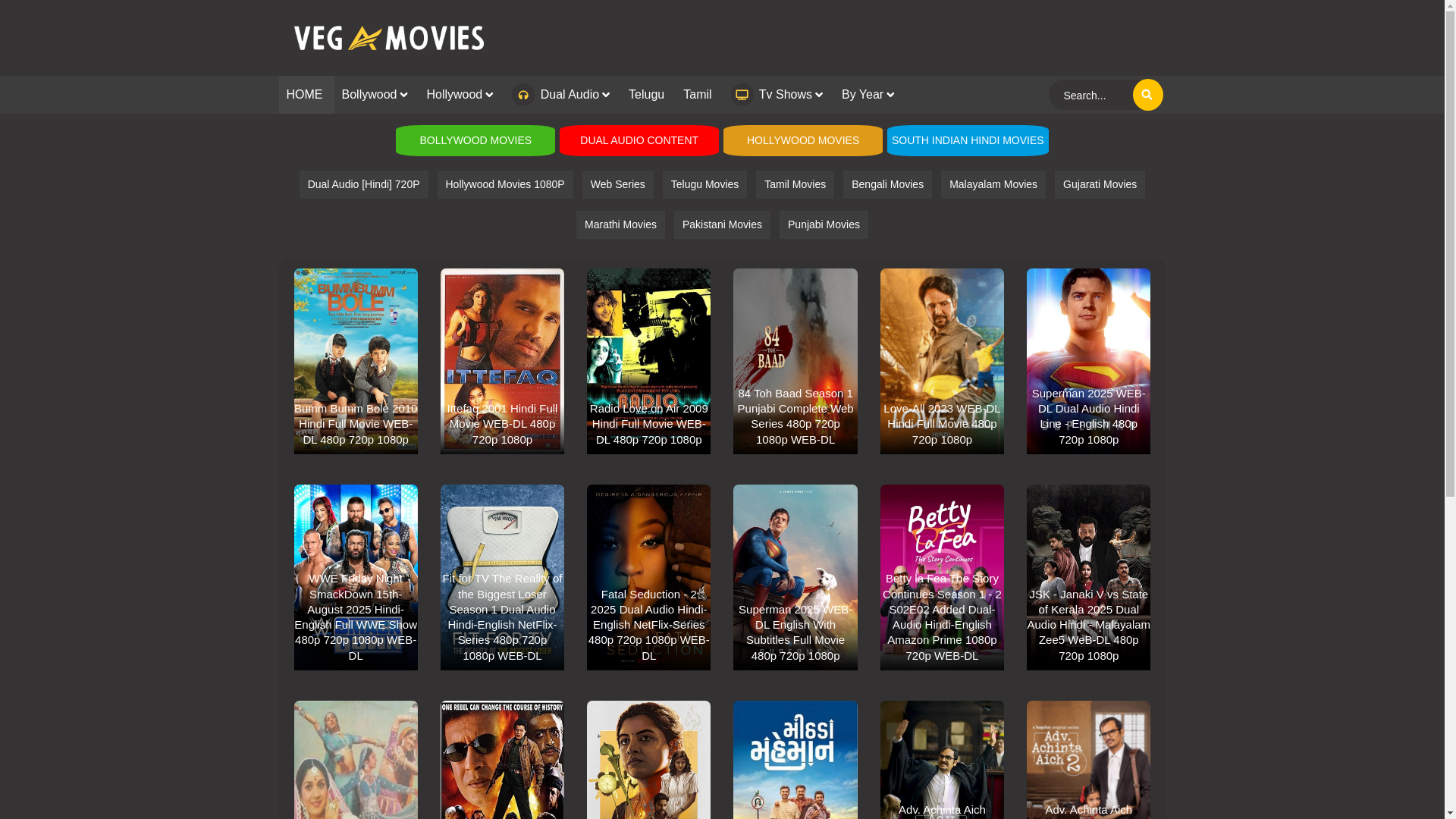 website screenshot of https://vegamovies10.com/