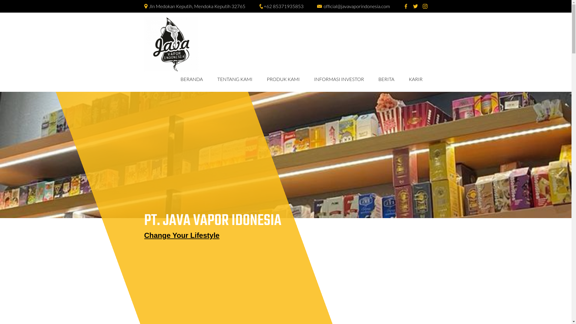 website screenshot of https://vaporindonesia.my.id/