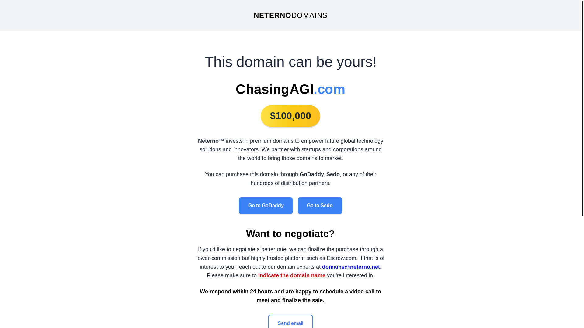 website screenshot of https://chasingagi.com/