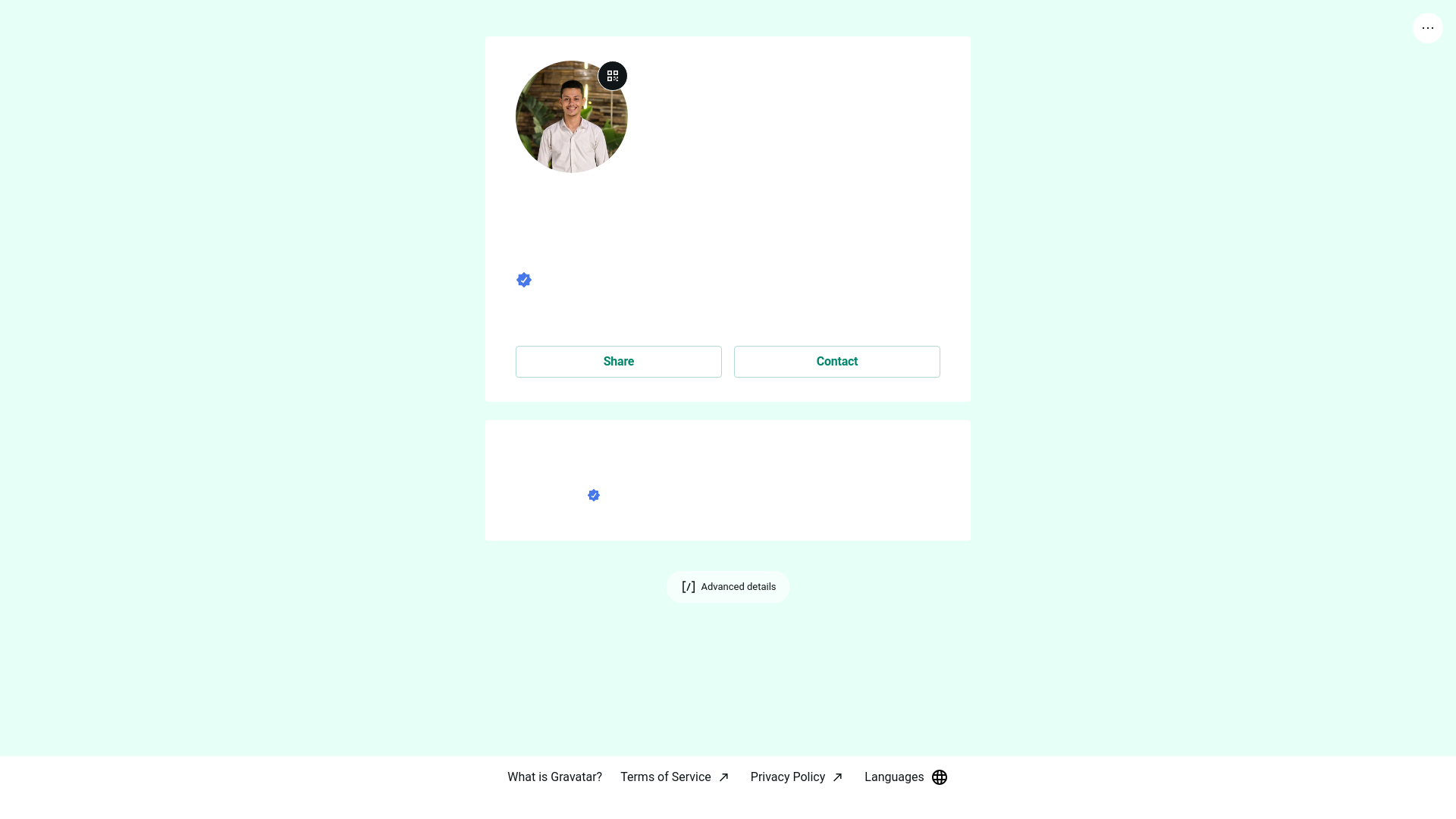 website screenshot of https://mohamedahmedalbukhari.bio/