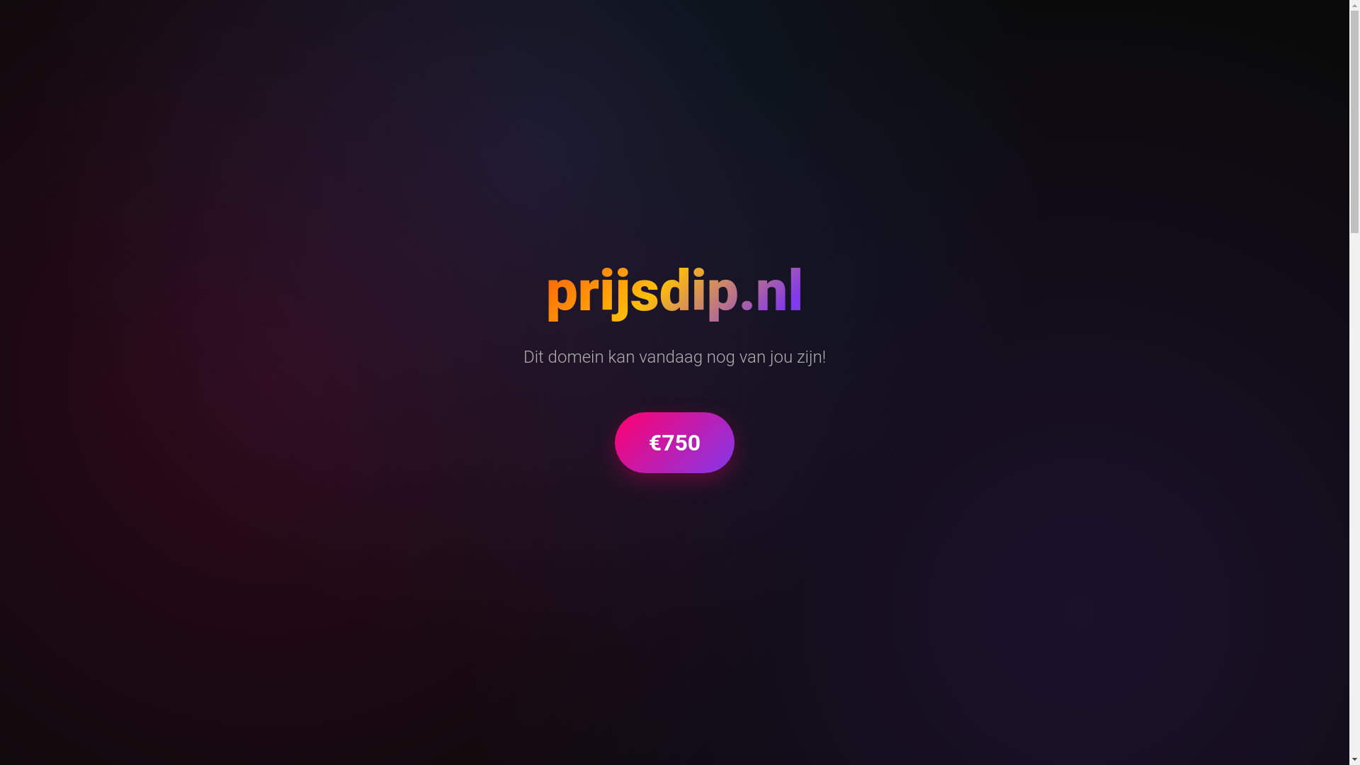 website screenshot of https://prijsdip.nl