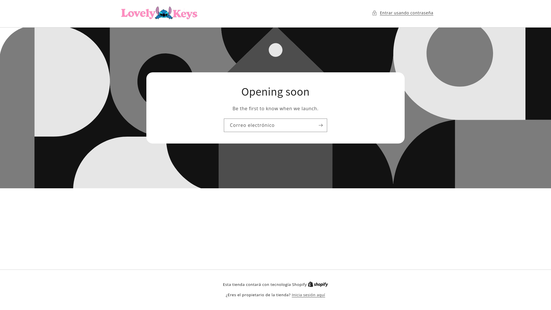 website screenshot of https://lovelykeystore.com/
