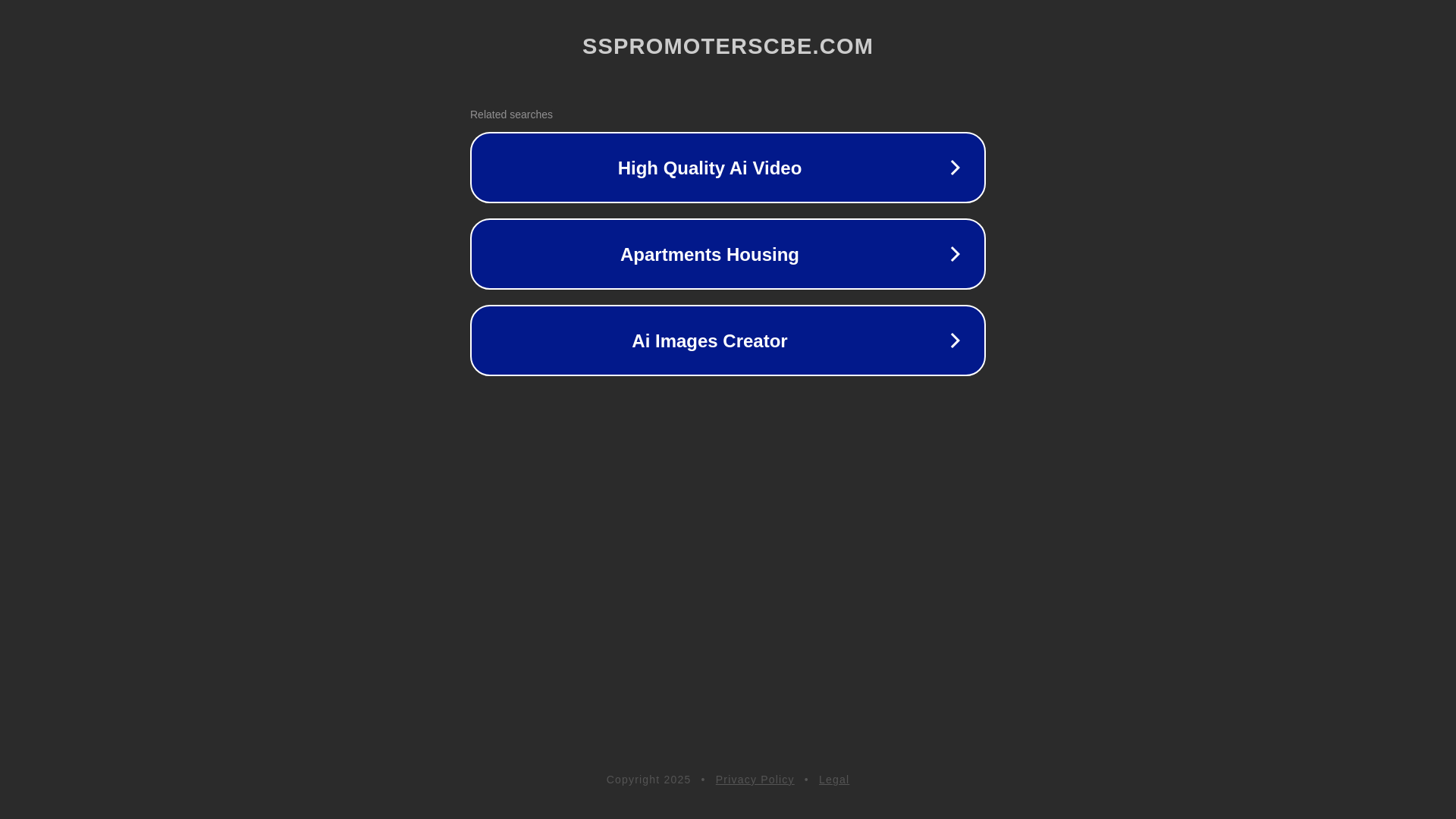 website screenshot of https://sspromoterscbe.com/