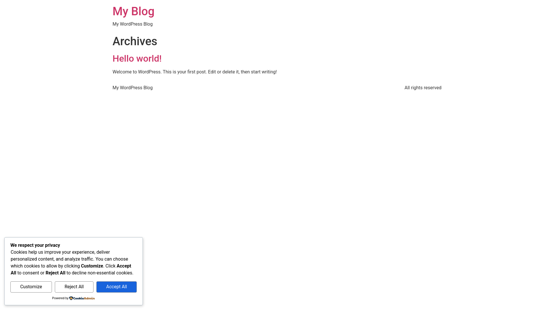 website screenshot of https://accakeshop.com/
