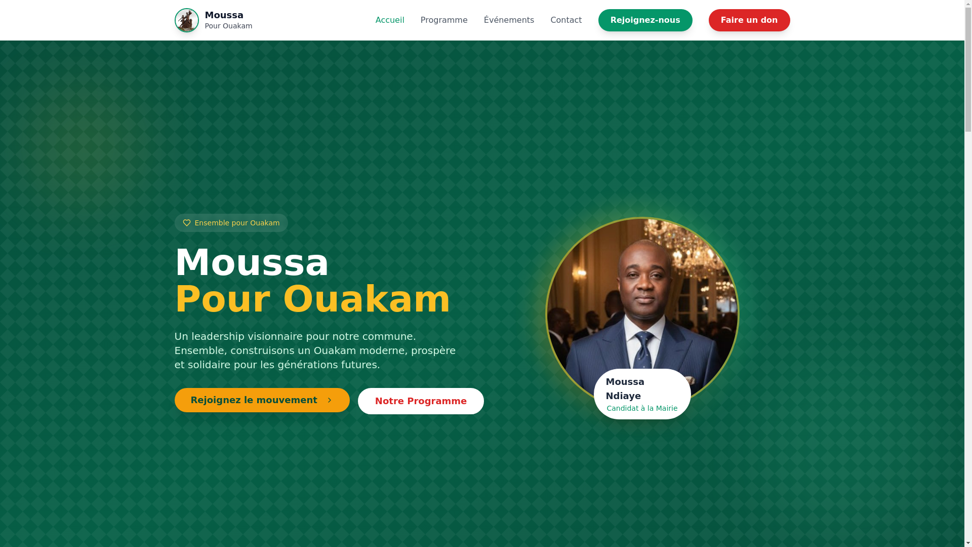 website screenshot of https://moussandiaye2027.com/