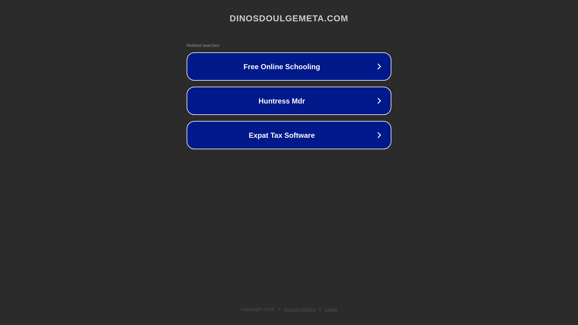 website screenshot of https://dinosdoulgemeta.com/