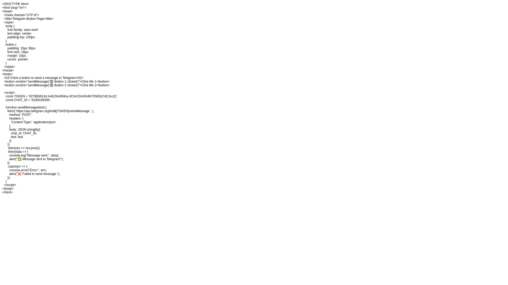 website screenshot of https://telegrampage-d4i.pages.dev/