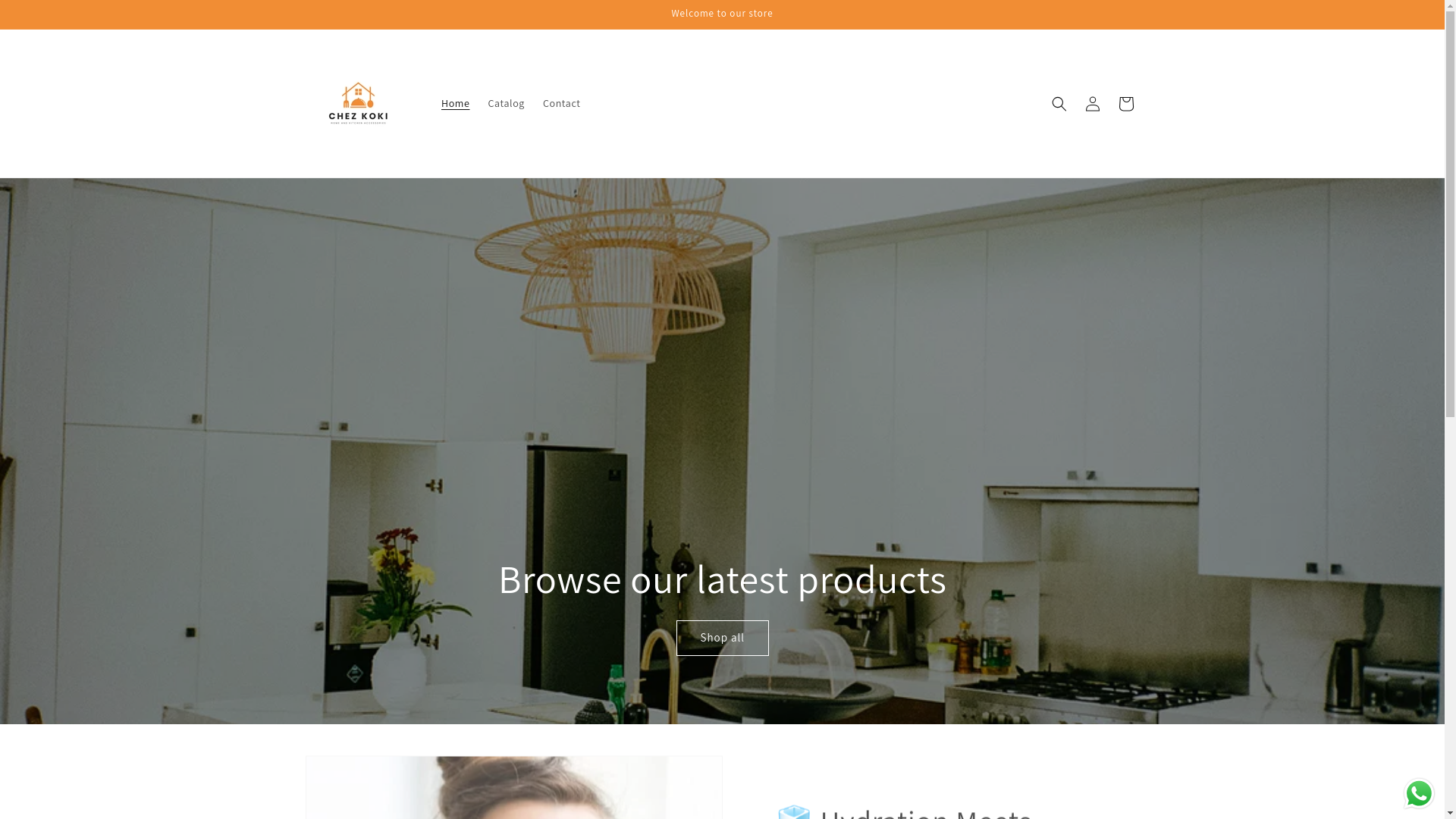 website screenshot of https://chezkoki.com/