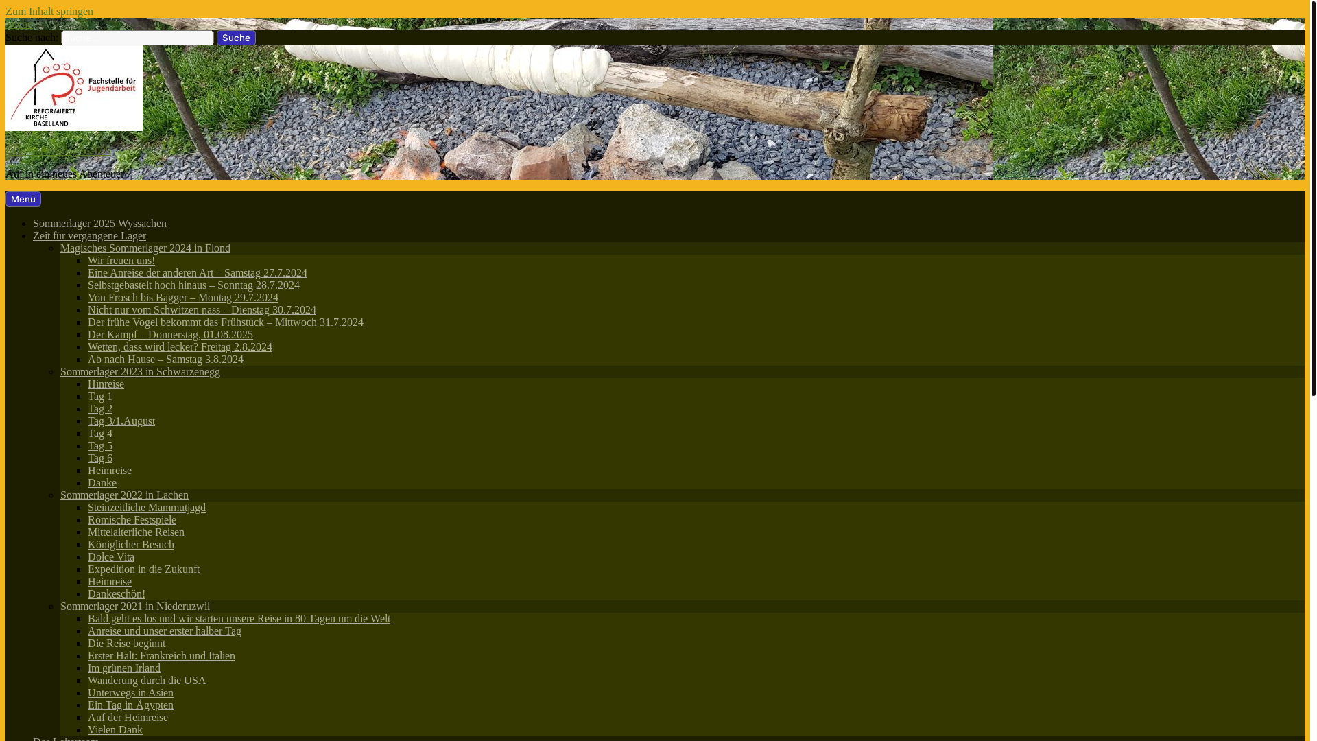 website screenshot of https://sommerlager.blog/
