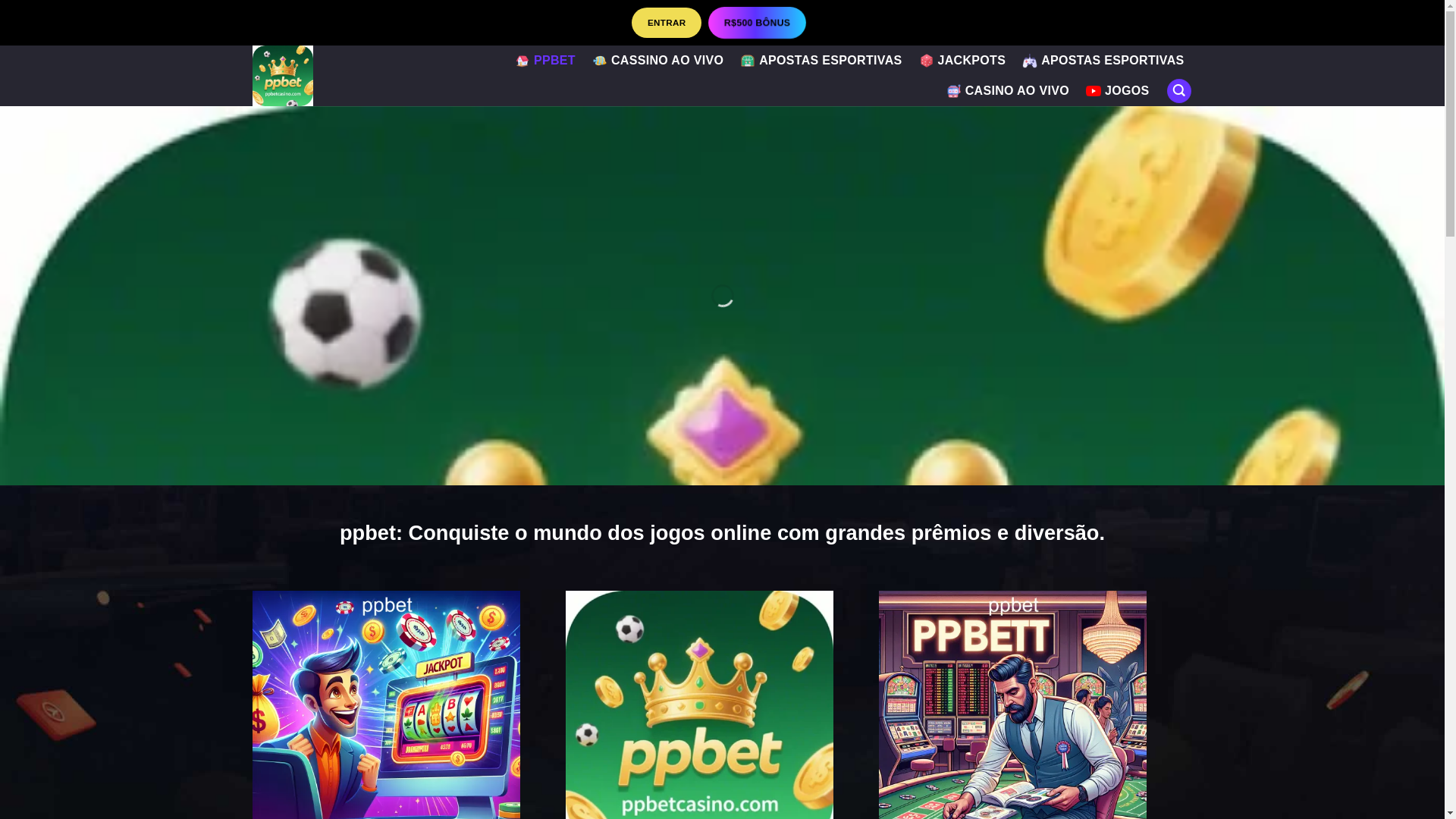 website screenshot of https://ppbetcasino.com/