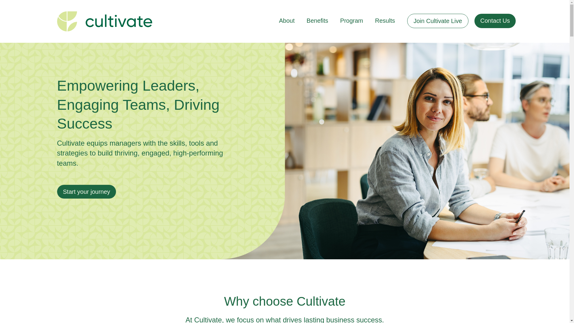 website screenshot of https://cultivatexp.com.au/