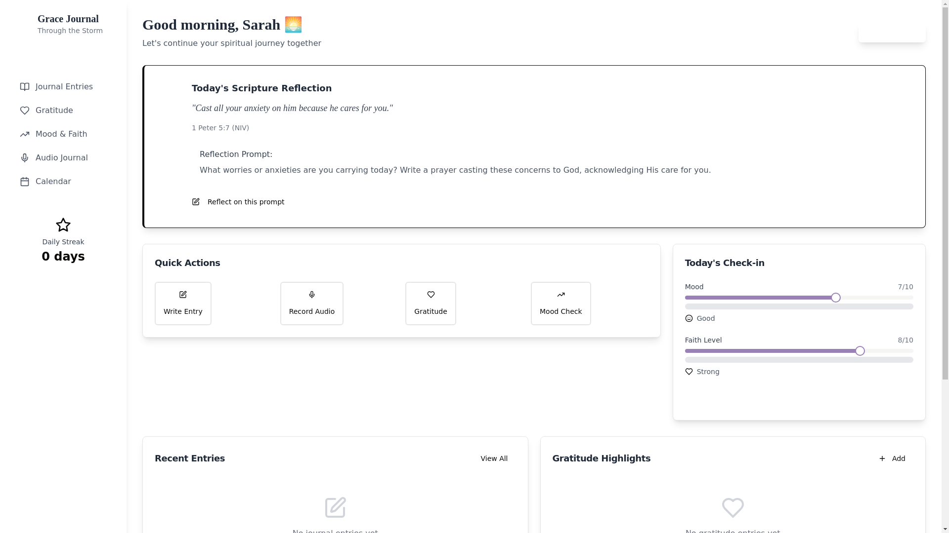 website screenshot of https://gracejourneylog.org/