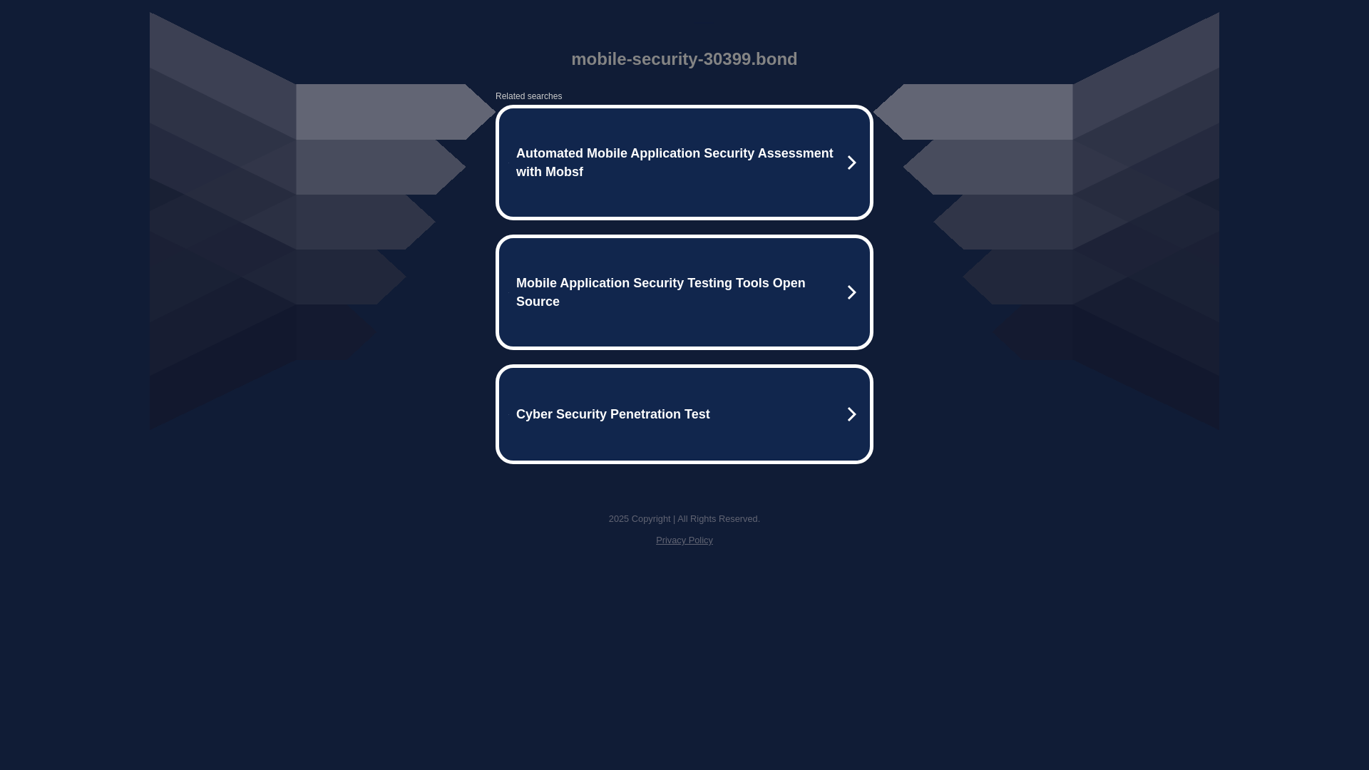 website screenshot of https://mobile-security-30399.bond/