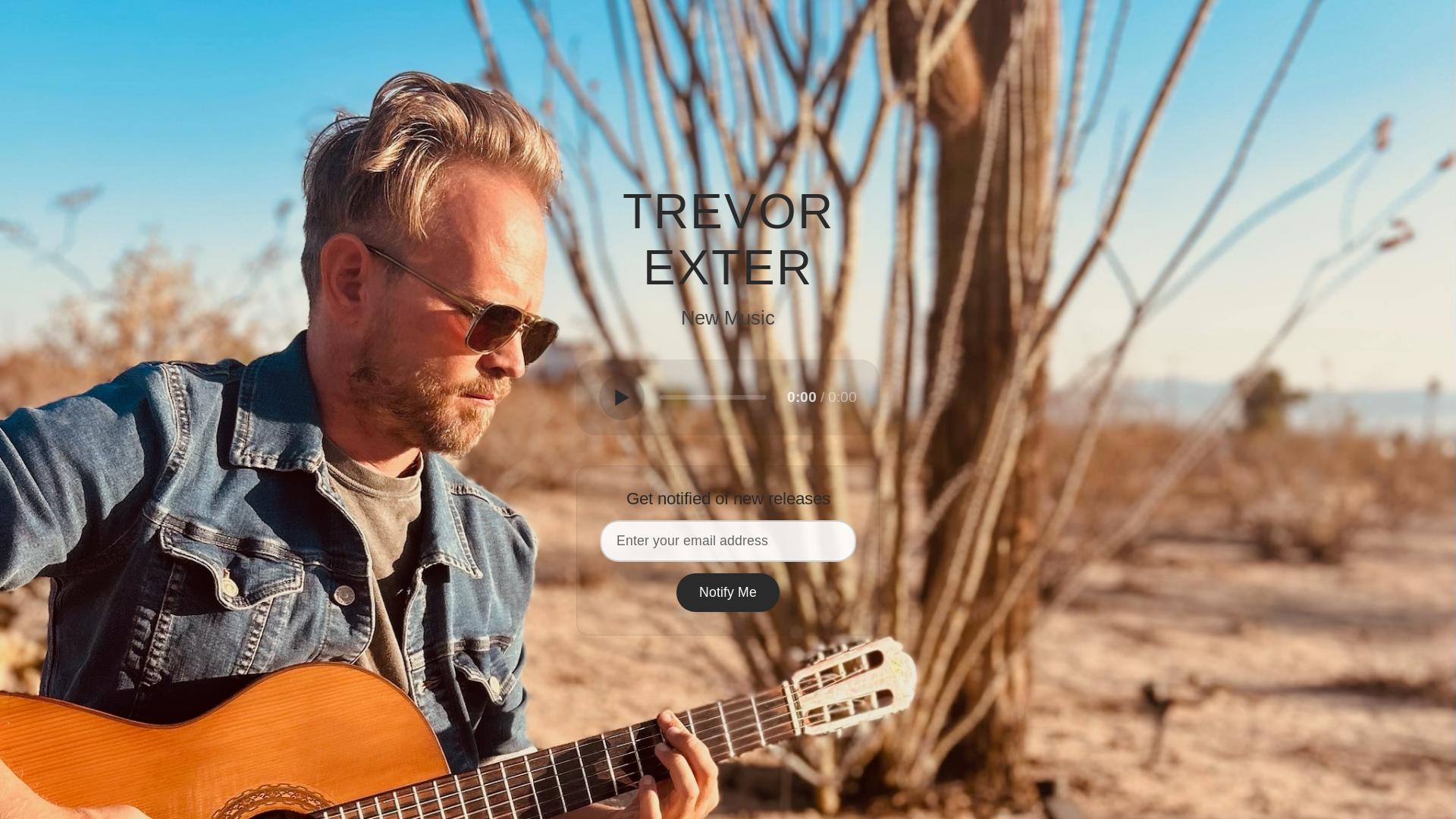 website screenshot of https://trevor-music-site.pages.dev/
