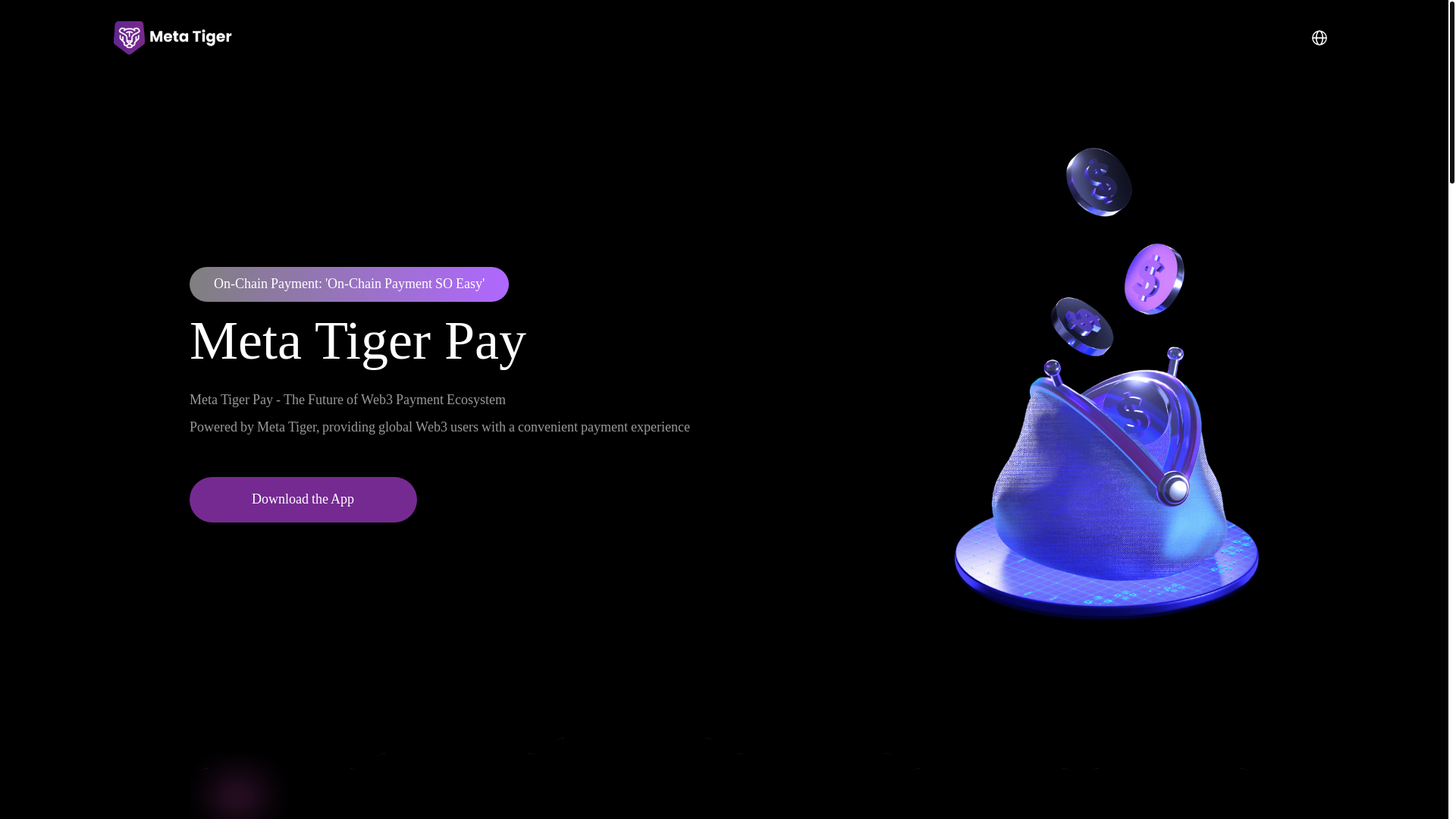 website screenshot of https://www-metatiger.io/