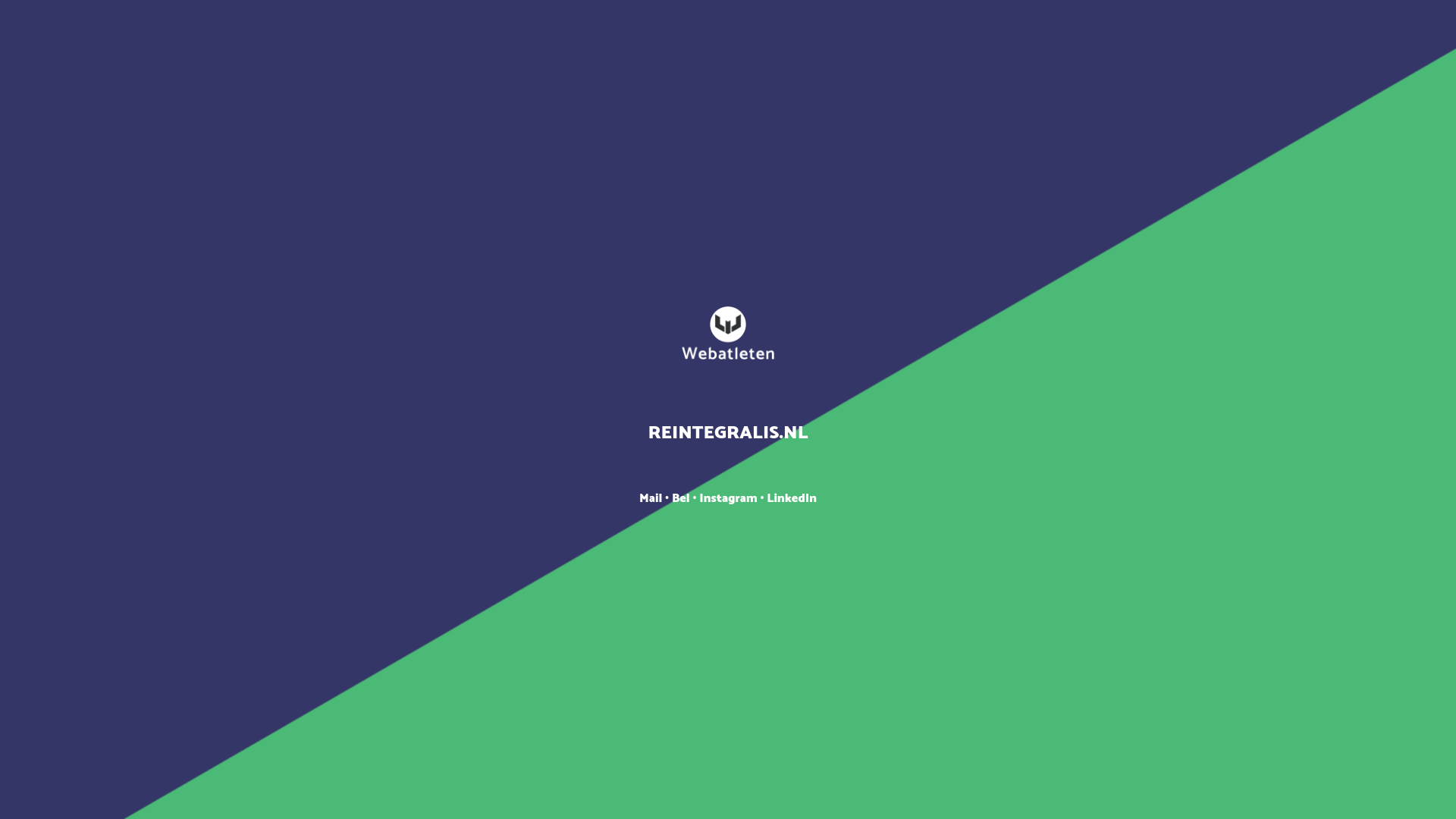website screenshot of https://reintegralis.nl/