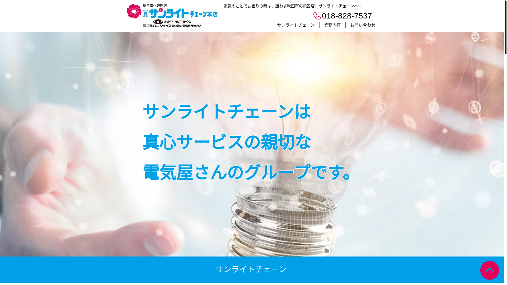website screenshot of https://sunlight-chain.biz/