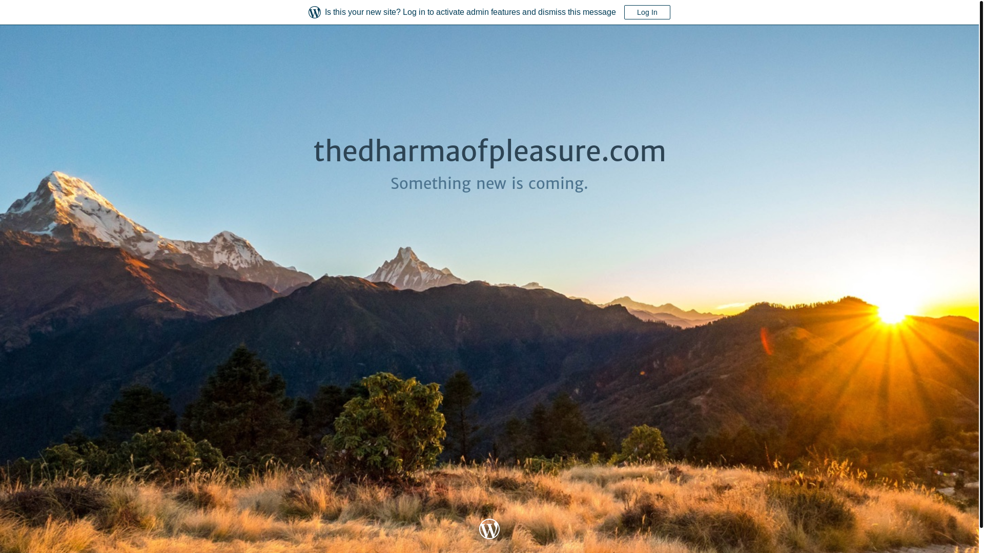 website screenshot of https://thedharmaofpleasure.com/