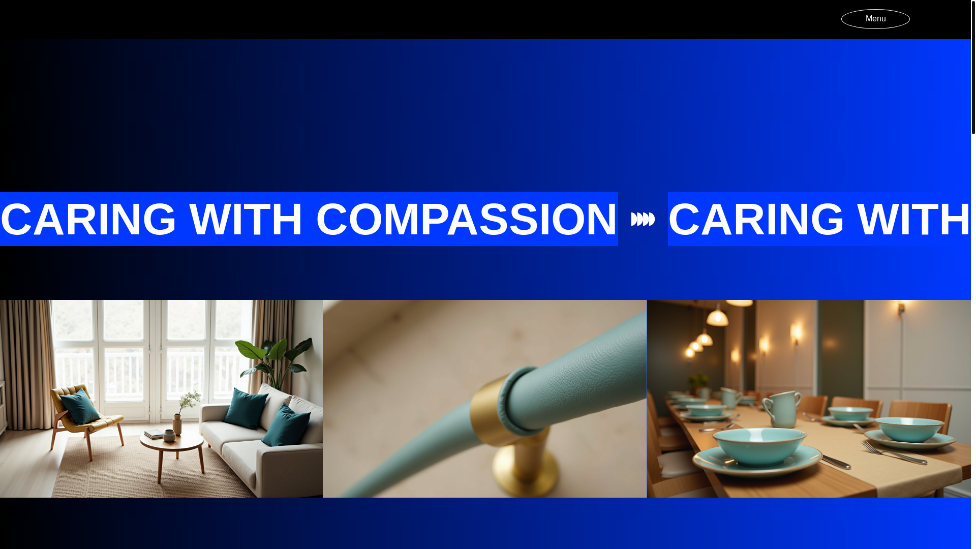 website screenshot of https://goldenrainbowcare.com/