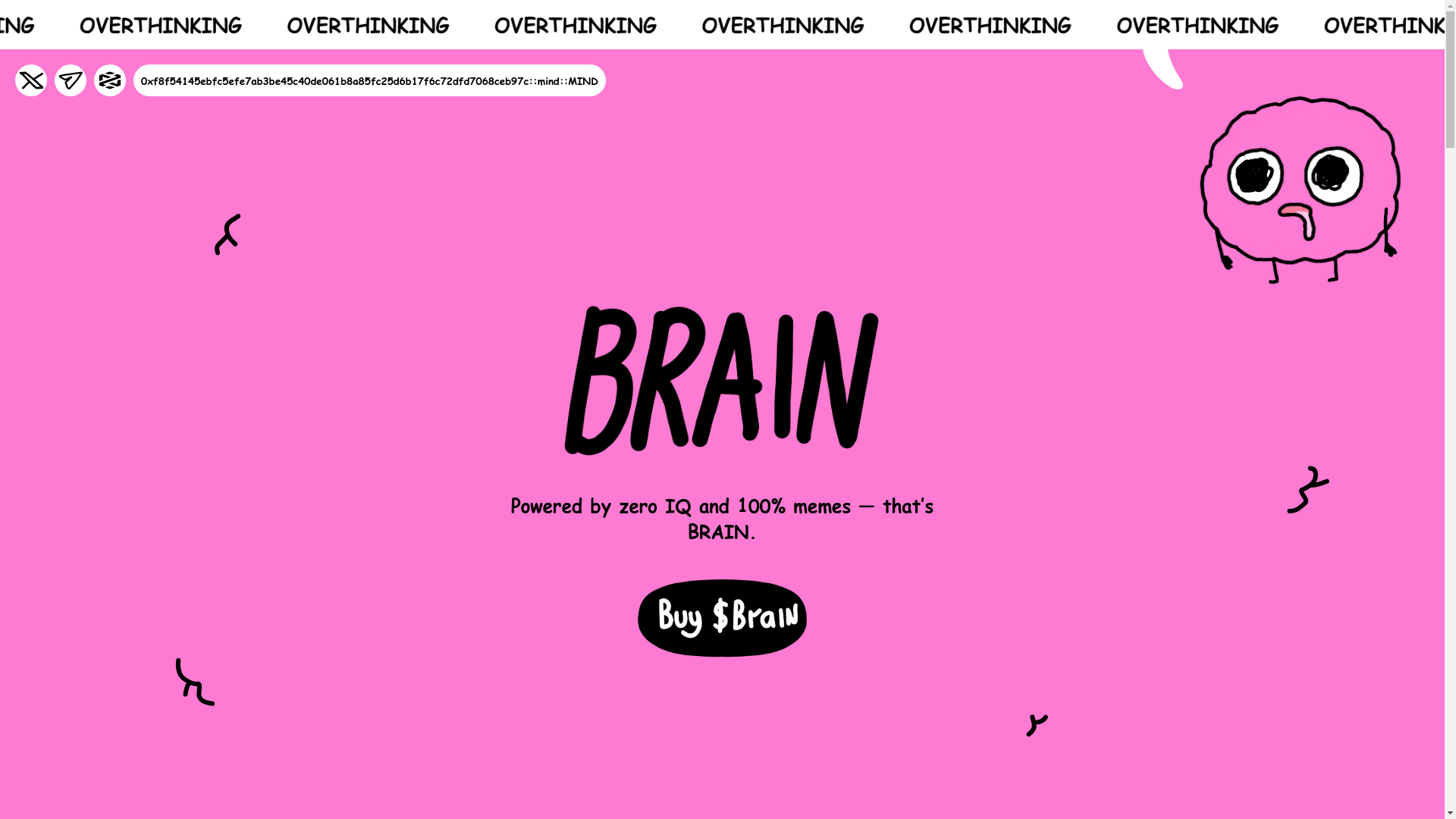 website screenshot of https://braincoin.cool/