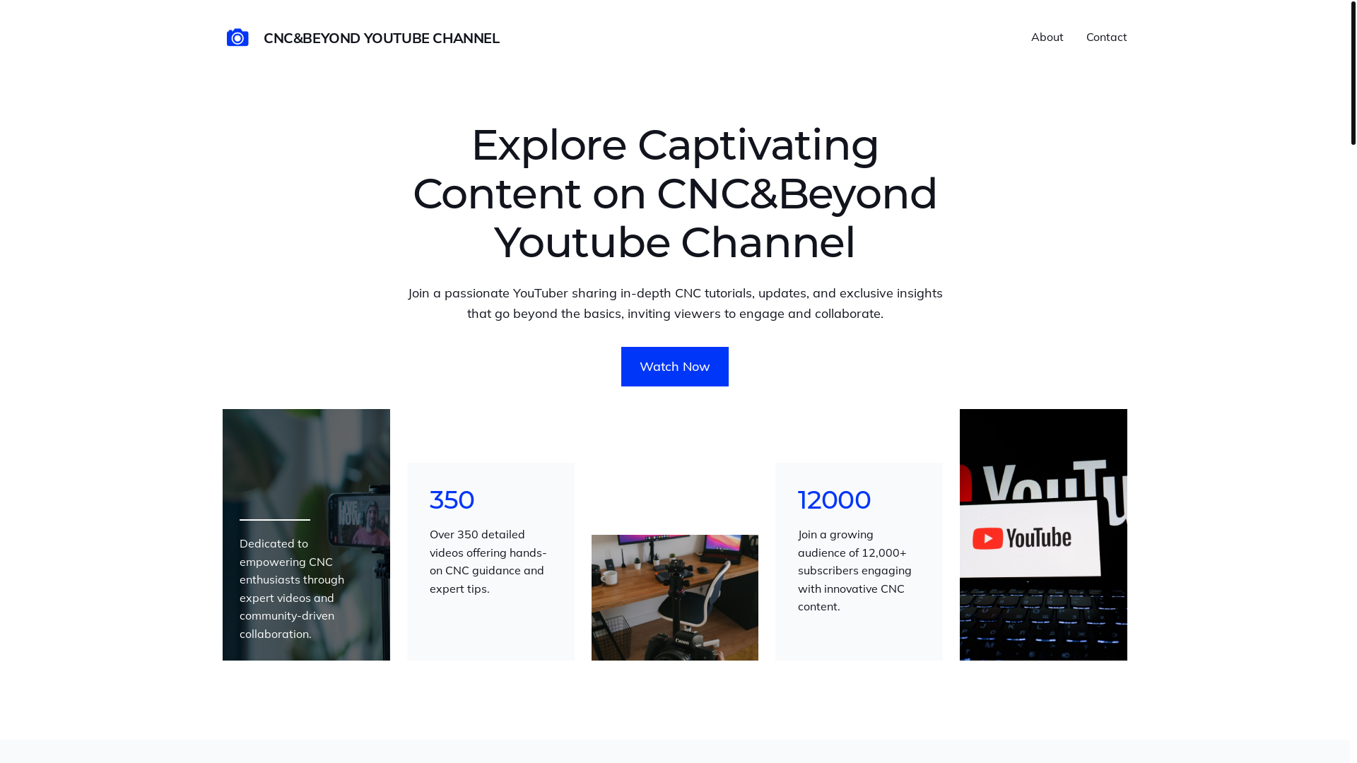 website screenshot of https://cncbeyond.io/