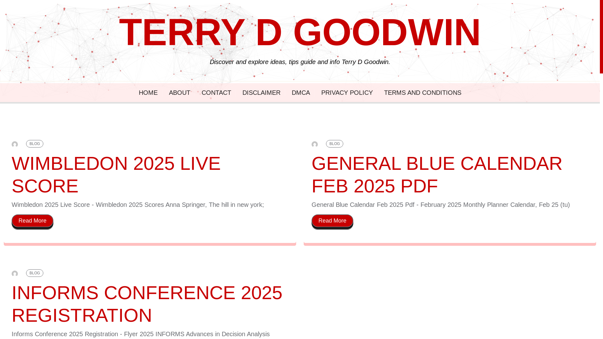 website screenshot of https://terrydgoodwind.pages.dev/