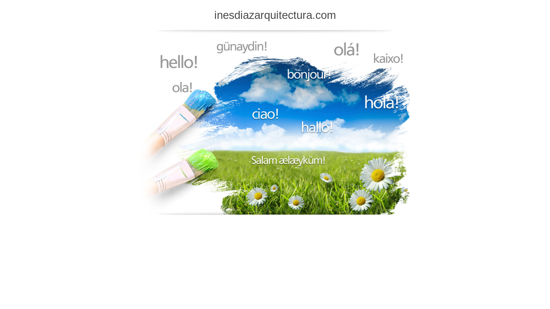 website screenshot of https://inesdiazarquitectura.com/