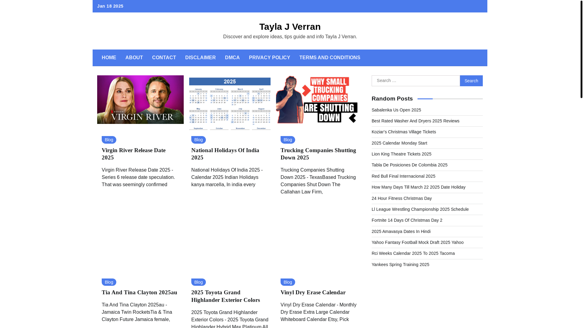 website screenshot of https://taylajverran.pages.dev/